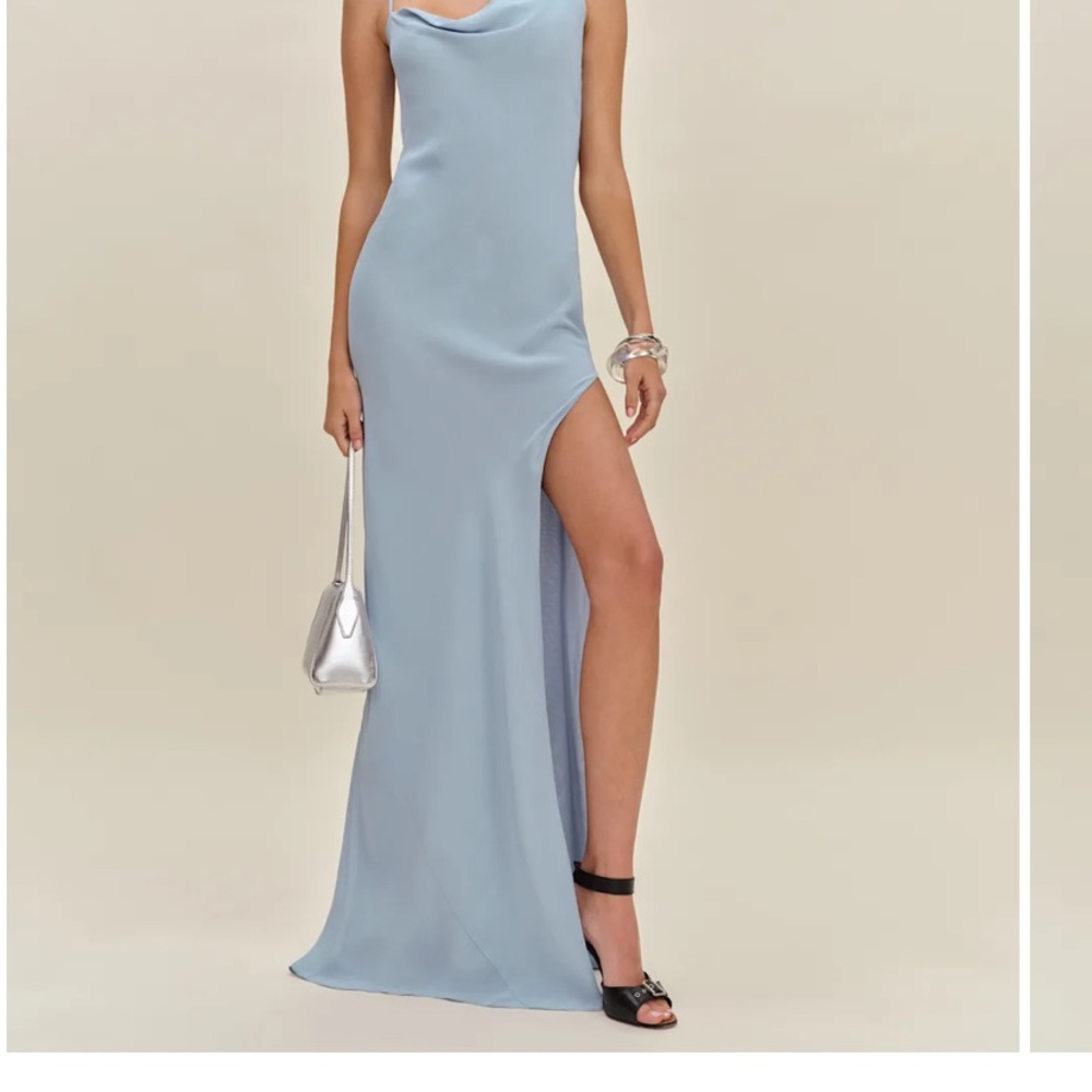 Reformation Light Blue Maxi Dress